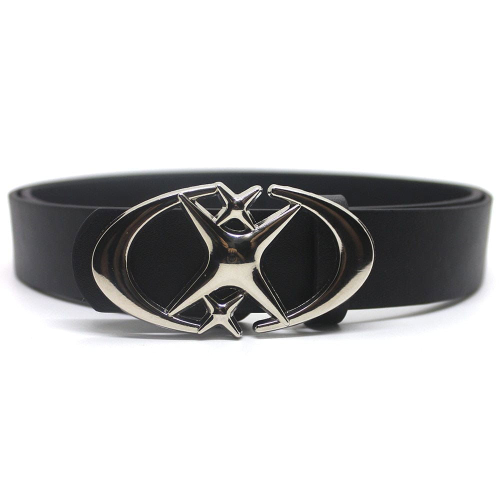 CEINTURE "CIRCLE STAR" - Shyrz - streetwear - y2k - casual - vanilla 