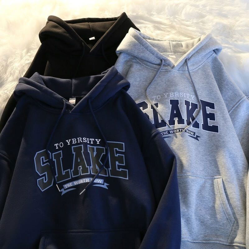 HOODIE "SLAKE" - Shyrz - streetwear - y2k - casual - vanilla 