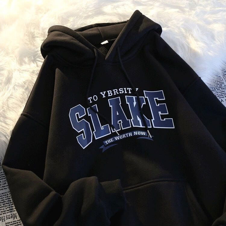 HOODIE "SLAKE" - Shyrz - streetwear - y2k - casual - vanilla 