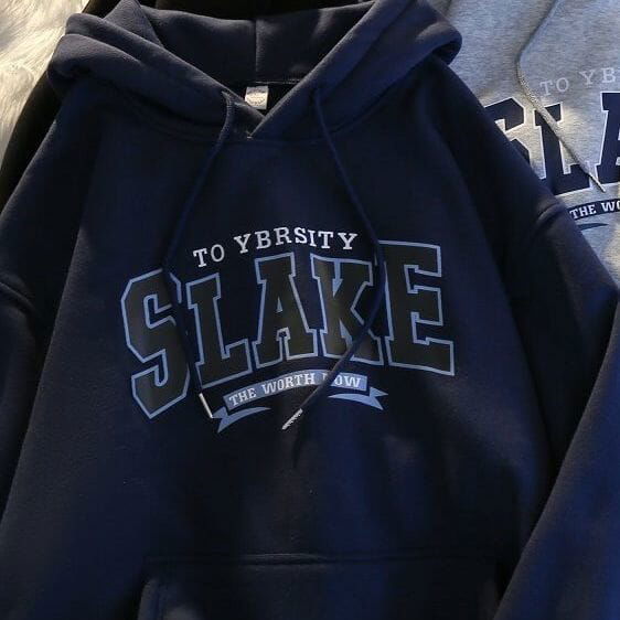 HOODIE "SLAKE" - Shyrz - streetwear - y2k - casual - vanilla 