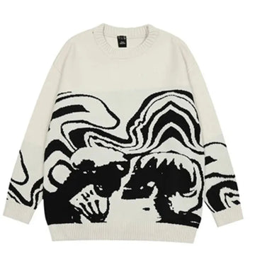 KNIT "ABSTRACT WAVES"