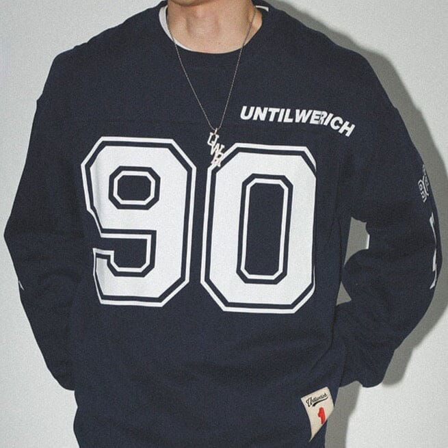 SWEAT VINTAGE "90" - Shyrz - streetwear - y2k - casual - vanilla 