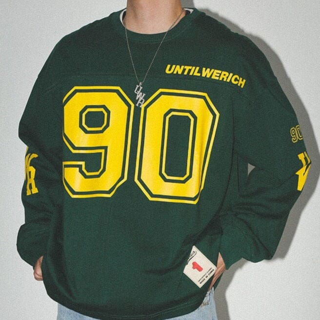 SWEAT VINTAGE "90" - Shyrz - streetwear - y2k - casual - vanilla 